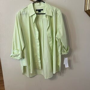 French connection, button-down, long sleeve shirt